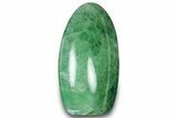 Free-Standing, Polished Green Fluorite - Madagascar #304787-2